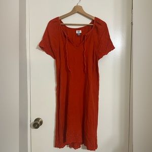 Orange Nap Dress